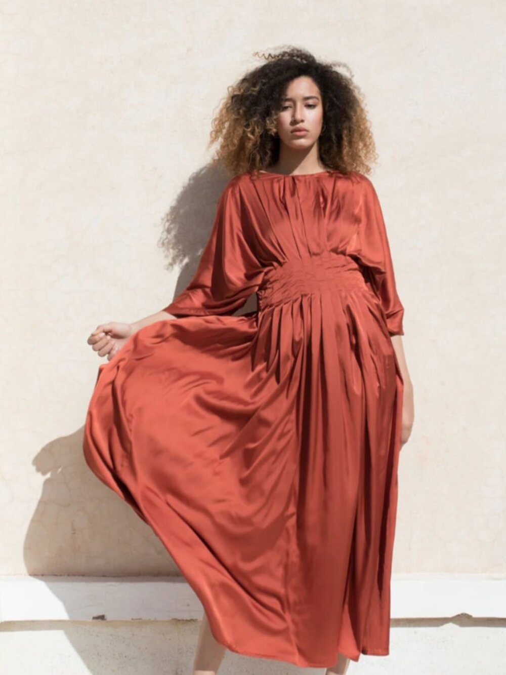 PODUR Apricot Dress | Elegant Modest Formal Dress | Size 12 | New